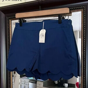Mud pie Serena‎ Scallop Navy Shorts Size Small